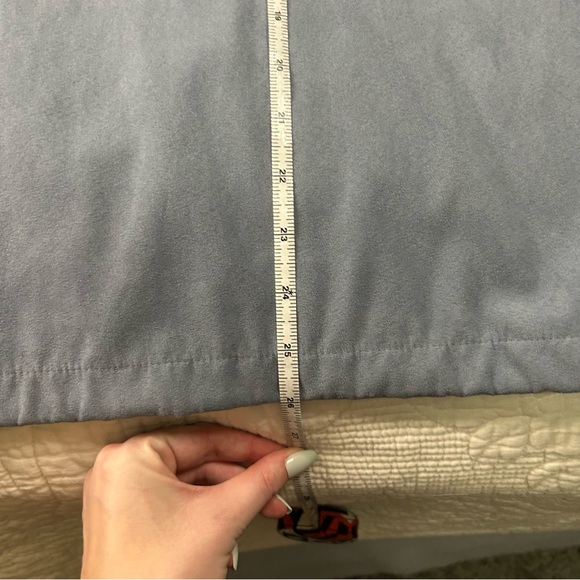 Vintage-Women’s XL WEATHERPROOF Garment Co Wedgwood Blue Faux Suede Pullover - Picture 4 of 9